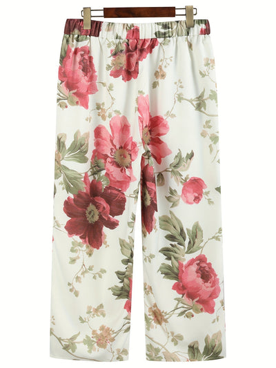 Zomerbroek met Bloemmotief voor Dames