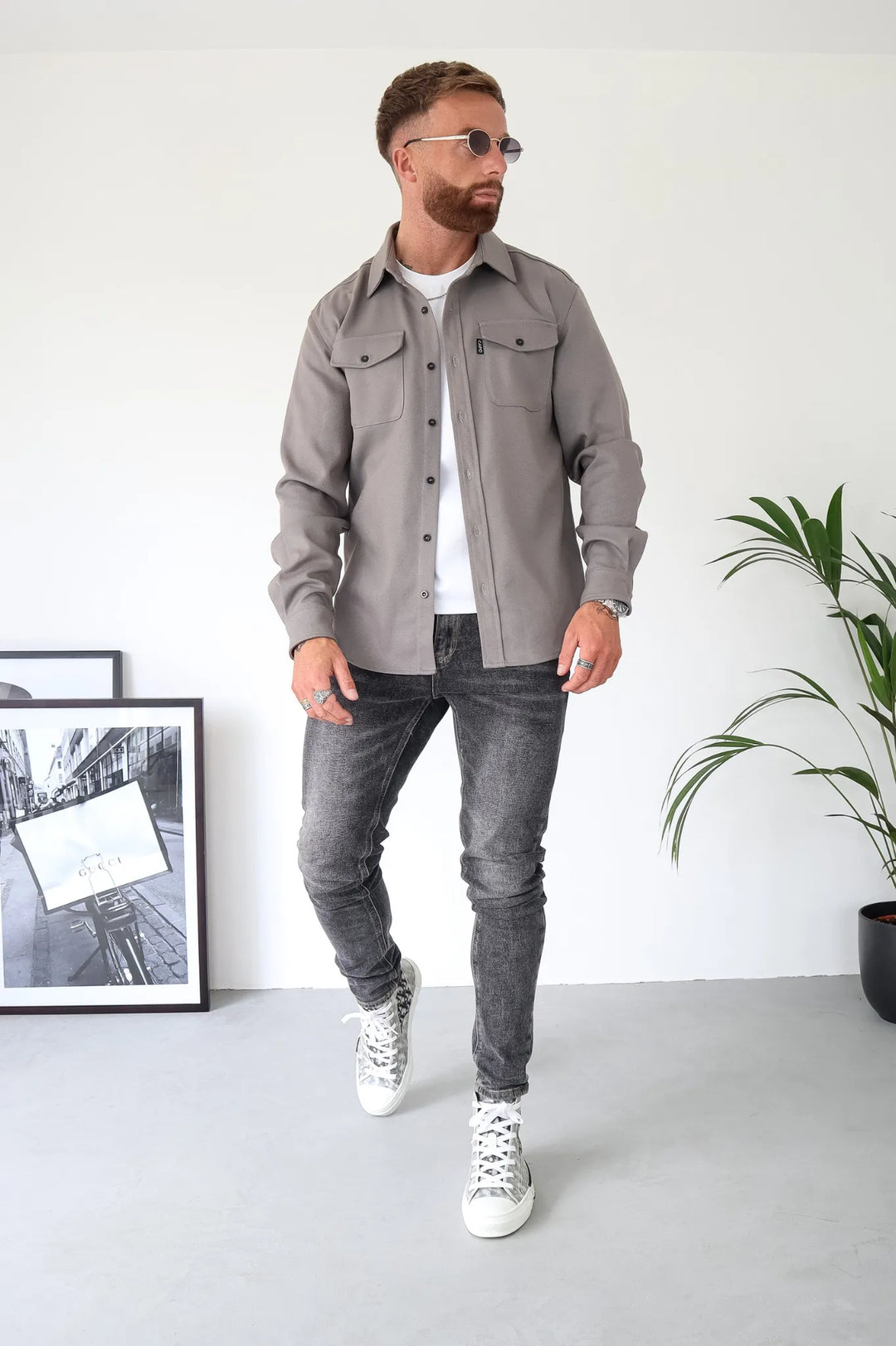 Heren Overshirt Jas – Moderne Elegantie en Tijdloze Stijl