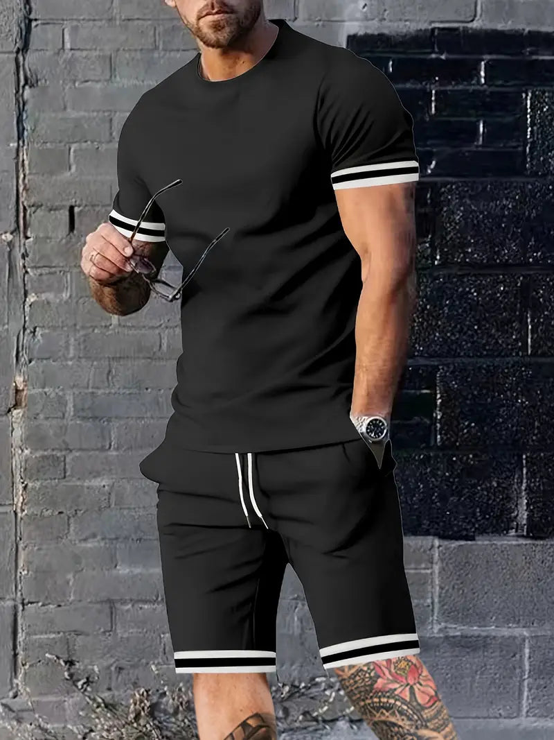 Sportieve Heren Set: T-shirt en Korte Broek