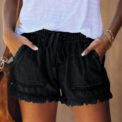 Hoge Taille Denim Shorts voor Vrouwen