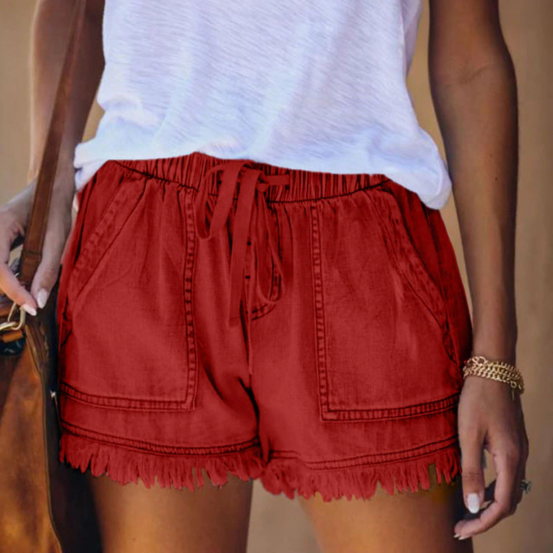 Hoge Taille Denim Shorts voor Vrouwen