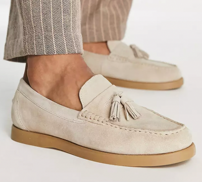 Stijlvolle Heren Loafers van Suède Leer