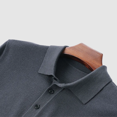 Dave | Wolle Polo Shirt