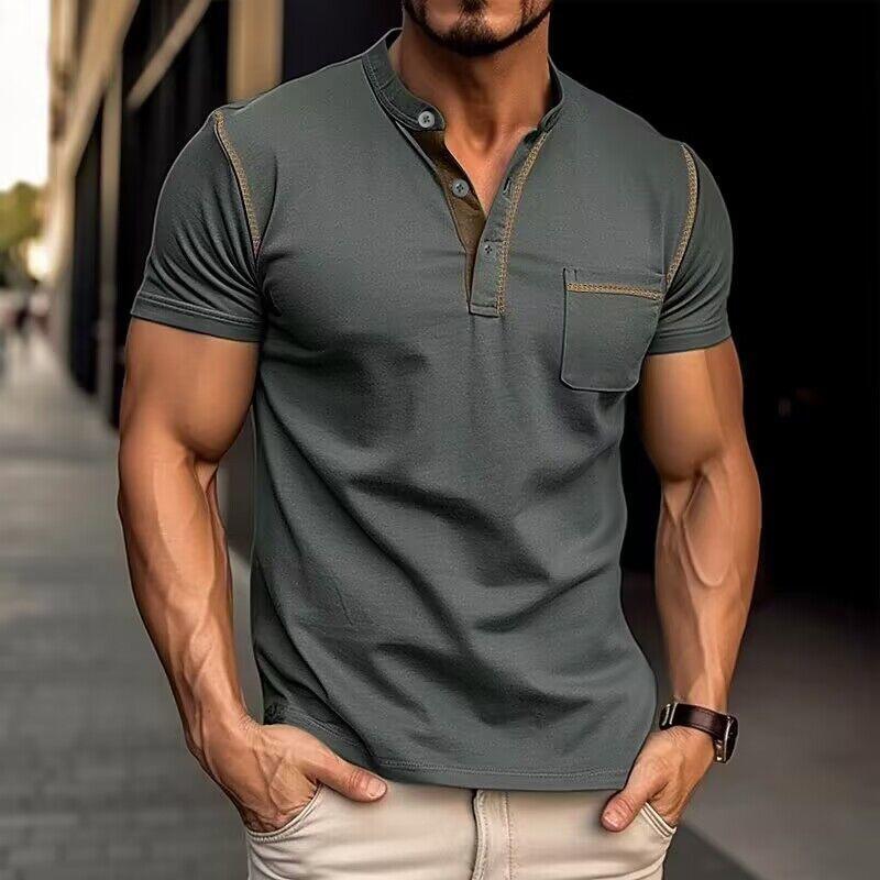 Hardon | Luxe Polo met Henley-kraag