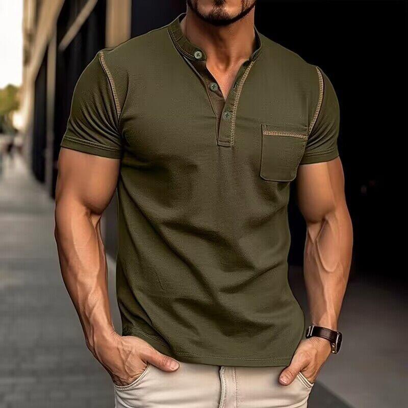 Hardon | Luxe Polo met Henley-kraag