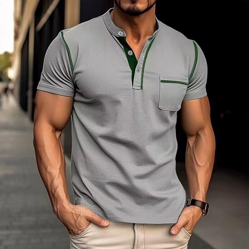 Hardon | Luxe Polo met Henley-kraag