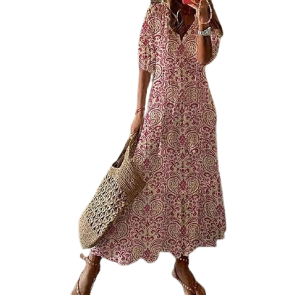 Klassieke Boho Jurk voor Vrouwen