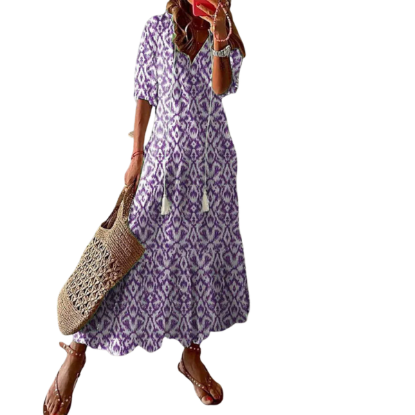 Klassieke Boho Jurk voor Vrouwen