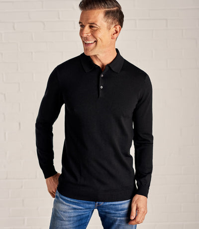 Dave | Wolle Polo Shirt