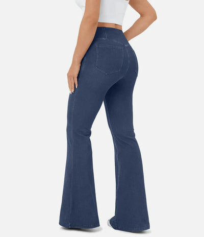 Sophie | RetroFlare High Waisted Crossover Broek